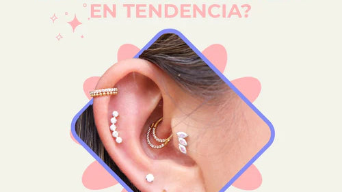 Tendencias en joyería para piercings de oreja