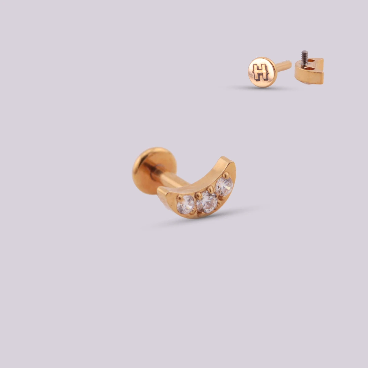 Labret Nova en Titanio