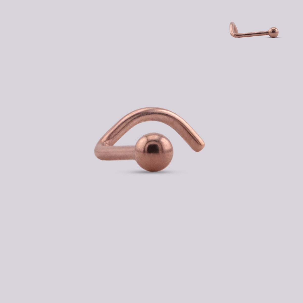 Nostril Espiral Point en Titanio