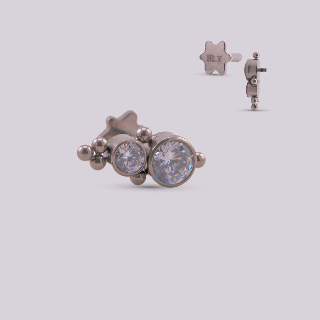 Labret Powerful en Titanio