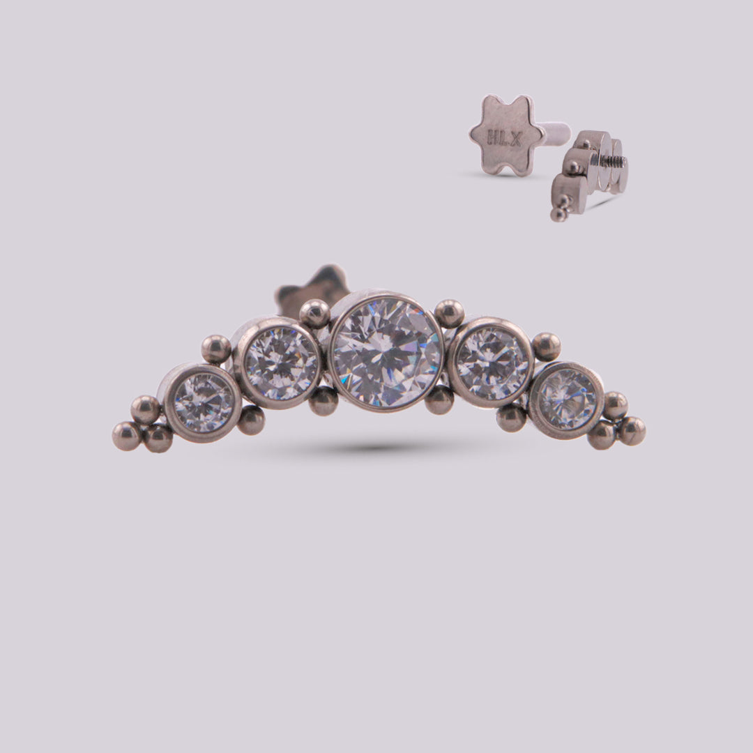 Labret Powerful en Titanio