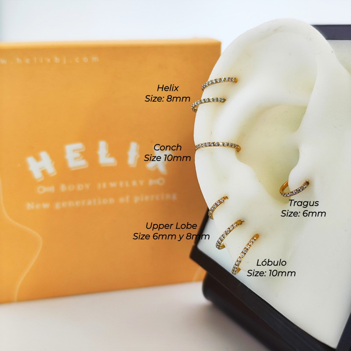 joyas para piercing con piedras